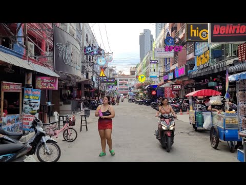 8K Bars GoGo's Beautiful girls of soi Pothole and Lengkee Nightlife Pattaya Thailand