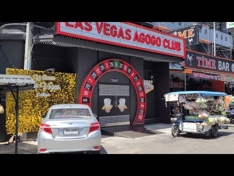 8K LK Metro GoGO Bars Nightlife District, soi 13/3 & 13/4  Pattaya Thailand 2023