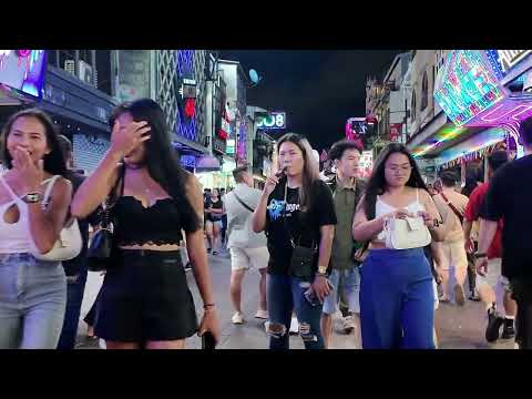 Walking Street Pattaya Freelancers Nightlife 2024!