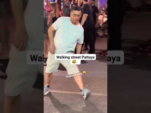 Tourist Passed Out Drunk In Pattaya Walking Street #thailand #funny #pattaya #tourist #travel