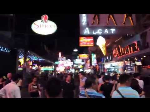 Walking Street in Pattaya 2014.( girls & bars & nightlife )