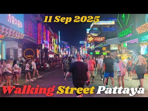 Exploring Walking Street Pattaya 🇹🇭 | Nightlife Tour 2025