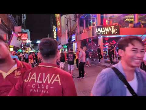 🇹🇭 Pattaya Thailand Walking Street during slow season