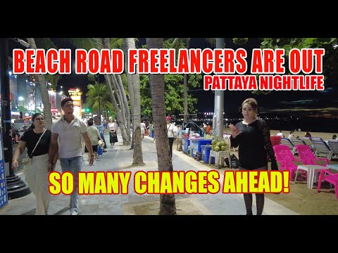 Pattaya Beach Road: Sunset to Walking Street! 🌅 (Iconic Bars & Lively Nights!)